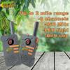 Nature Bound Walkie Talkies for Kids with Up to Two Mile Range and Built in Flashlight, 462 mhz, Set to Two, Belt Clips, for Boys and Girls Ages 5+, Grey view 2