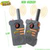 Nature Bound Walkie Talkies for Kids with Up to Two Mile Range and Built in Flashlight, 462 mhz, Set to Two, Belt Clips, for Boys and Girls Ages 5+, Grey view 4