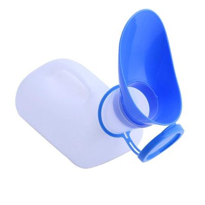 1000 ML Unisex Urinal Bottle with Lid Portable Travel Potty Emergency Pee Bottle for Hospital Travel Car Emergency