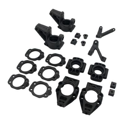 FLMLF Nylon Front and Rear Hub Carrier Kit for 1/5 HPI ROVAN Baja KM 5T 5B 5SC ROFUN BAHA RC CAR Toys Parts