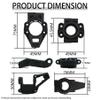 FLMLF Nylon Front and Rear Hub Carrier Kit for 1/5 HPI ROVAN Baja KM 5T 5B 5SC ROFUN BAHA RC CAR Toys Parts view 2
