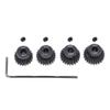 4pcs 48P Pinion Gear 3.175mm Set Hardened 20T 21T 22T 23T 48DP Pitch Gears RC Upgrade Part with Screwdriver view 1