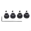 4pcs 48P Pinion Gear 3.175mm Set Hardened 20T 21T 22T 23T 48DP Pitch Gears RC Upgrade Part with Screwdriver view 3