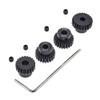 4pcs 48P Pinion Gear 3.175mm Set Hardened 20T 21T 22T 23T 48DP Pitch Gears RC Upgrade Part with Screwdriver view 4