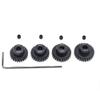 4pcs 48P Pinion Gear 3.175mm Set Hardened 24T 25T 26T 27T 48DP Pitch Gears RC Upgrade Part with Screwdriver view 2