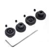 4pcs 48P Pinion Gear 3.175mm Set Hardened 24T 25T 26T 27T 48DP Pitch Gears RC Upgrade Part with Screwdriver view 3