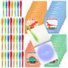 BONNYCO Invisible Ink Pen and Notebook Pack 32, Dinosaur Party Favors for Kids. Magic Spy Pen Goodie Bags Stuffers for Kids, Dinosaur Birthday Party Supplies. Goody Bag Stuffers, Return Gifts Prizes view 1
