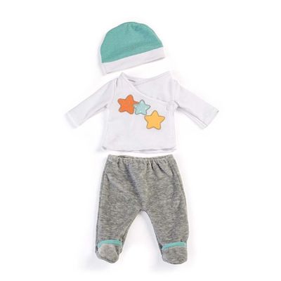 Miniland Doll Clothes 2 Piece Pajama Set in Grey 15 - Quality