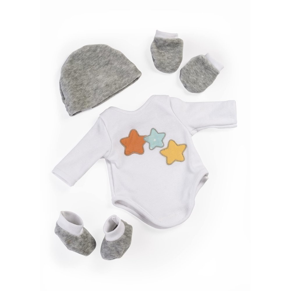 Miniland Clothes for Dolls 15 3/4'' Layette Set - Quality, Role Play, Educational