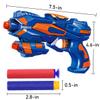 POKONBOY 4 Pack Blaster Guns Compatible with Nerf Guns Bullets, Toy Guns for Boys Girls with 80 Pack Foam Refill Darts, Hand Gun Toys for 6+ Year Old Kids Birthday Christmas view 2