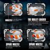 POKONBOY 4 Pack Blaster Guns Compatible with Nerf Guns Bullets, Toy Guns for Boys Girls with 80 Pack Foam Refill Darts, Hand Gun Toys for 6+ Year Old Kids Birthday Christmas view 4