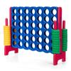 GLACER Giant 4-in-A-Row, Jumbo 4-to-Score Giant Game Set Backyard Games for Kids & Adults, 3.5FT Tall Indoor & Outdoor Connect-All-4 Game Set with 42 Jumbo Rings & Quick-Release Slider view 1