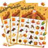 MISS FANTASY Thanksgiving Games Thanksgiving Bingo Game for Kids 24 Players Bingo Cards for Family Toddlers Activities Kids Classroom Party view 1