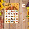 MISS FANTASY Thanksgiving Games Thanksgiving Bingo Game for Kids 24 Players Bingo Cards for Family Toddlers Activities Kids Classroom Party view 3