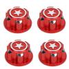 17mm Hex Wheel Nut, Aluminum Alloy Lightweight Durable RC Car Wheel Nut Set of 4 for RC Enthusiasts Hobbyists Racing Off-Road Vehicles view 4