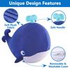 iPlay, iLearn Bouncy Pals Kids Whale Hopper Ball, Ride on Hopping Toy, Inflatable Plush Bouncing Animal W/Pump, Indoor Outdoor Riding Jumping Gift for 18 Month 2 3 4 5 Year Old Toddler Boy Girl Child view 4