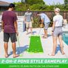 GoSports BattlePutt Golf Putting Game, 2-on-2 Pong Style Play with 11 ft Putting Green, 2 Putters and 2 Golf Balls view 2