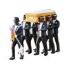 1/64 Pallbearer Team Action Figure Model,Ghana Funeral Dancing While Carrying Coffin,Action Figure Car Decor - Standing view 1