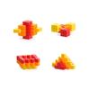 PIXIO Lava - Tiny Magnetic Blocks Building Toy in The Pixel Art Style with Free App - 5/16" Plastic Cubes with 6 Magnets Inside - Open Ended Toy - Creativity Toy for Ages 6+ - 60pcs view 3
