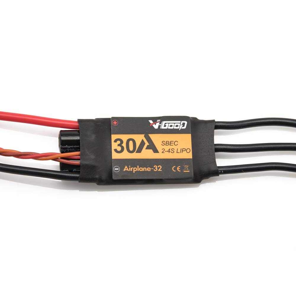V-Good RC 32-Bit 30A 2-4S Brushless ESC for RC Airplane - 0.6