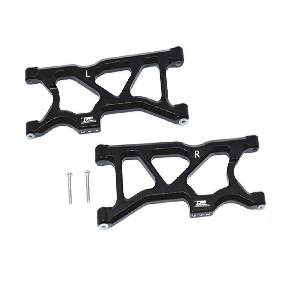 GPM Aluminum Rear Lower Arms -4Pc Set for ARRMA1/10 4Wd Kraton 4X4 4S Blx-Ara102690 (Black)