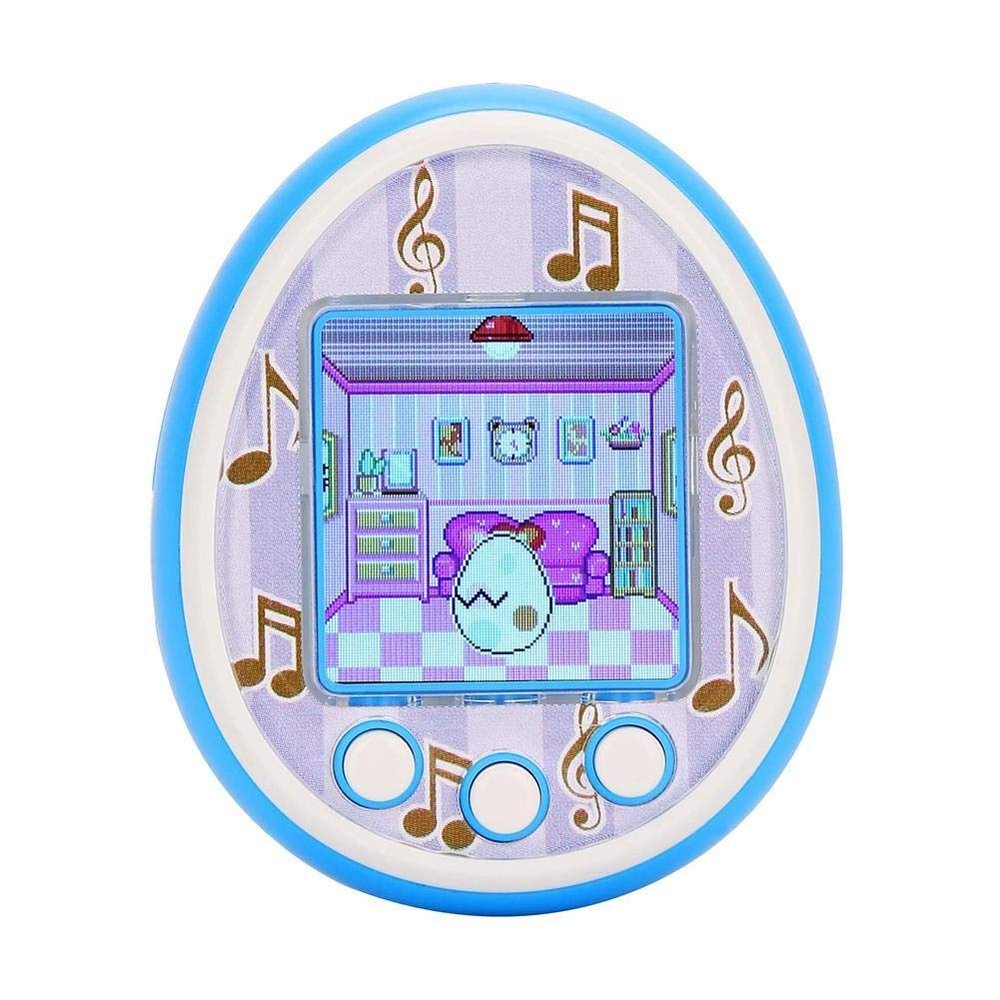AZHF Tamagotchis Funny Kids Electronic Pets Toys Nostalgic Pet in One Virtual Cyber Pet Interactive Toy Digital HD Color Screen E-pet (Color : Blue)