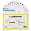 17 Prank Envelopes - Funny Pranks for Adults, Practical Jokes by Mail, Birthday & Holiday Card Envelopes, April Fools Day Jokes for Friends, Family & Coworkers view 1