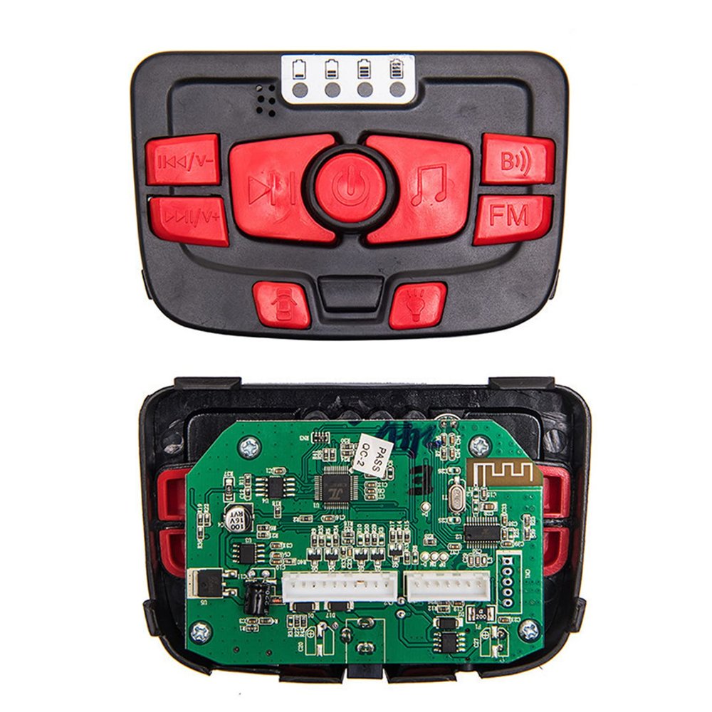 jiaruixin 24V Children Electric Vehicle Multi-Function PCB Centre Panel, Printed Circuit Board Motherboard Control Entertainment Operation System Accessories for Powered Wheels Replacement Parts