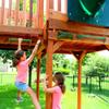 Purife 17.2 Inch Metal Playground Handles Green Set of 2- Outdoor Swing Sets Safety Handles - Playset Grab Bar, Indoor Kids Climbing Monkey Bars for Playhouse, Treehouse, Jungle Gym view 4