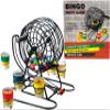 Matty's Toy Stop Drunken Bingo Deluxe Drinking Game Set with Metal Cage & Color Coded Shot Glasses view 1