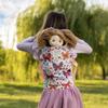 HappyVk Baby Doll Carrier Toy Doll Carrier Front Back for little girls Doll Accessories Butterfly view 3