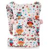 HappyVk- Baby Doll Carrier - Front and Back Carry Positions - Adjustable Straps- Pretend Play Toy for Girls view 1