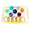More Toys Sonic 7 Seven Chaos Emeralds & 5 Five Power Rings - In a Gift Box view 1