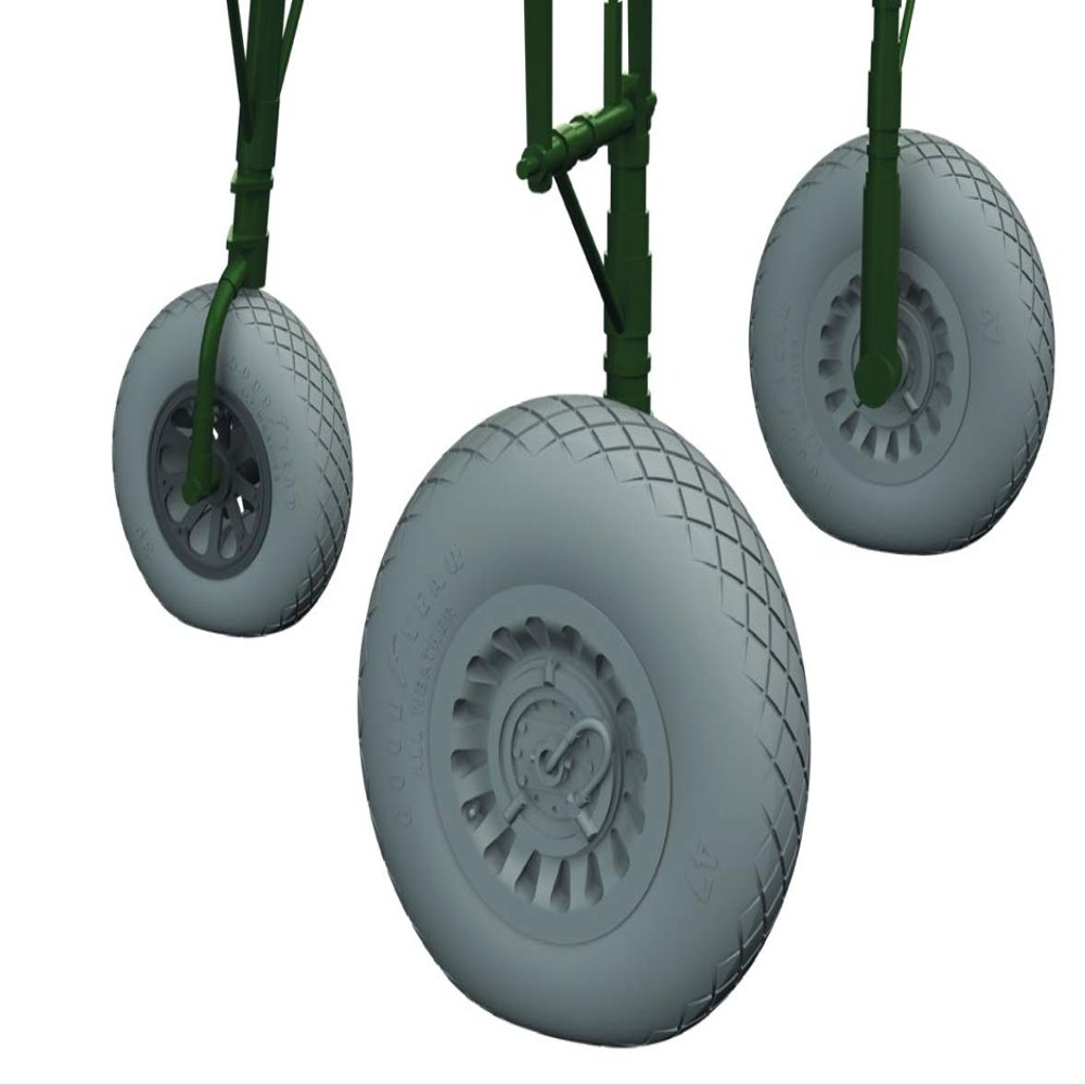 Eduard EDB632159 Brassin 1:32-A-26 Invader Wheels (HBB)