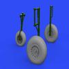 Eduard EDB632159 Brassin 1:32-A-26 Invader Wheels (HBB) view 2