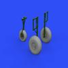 Eduard EDB632159 Brassin 1:32-A-26 Invader Wheels (HBB) view 3