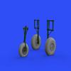 Eduard EDB632159 Brassin 1:32-A-26 Invader Wheels (HBB) view 4