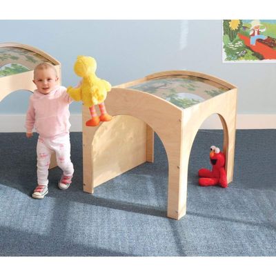 Whitney Brothers Nature View Toddler Reading Retreat, Natural Uv,24 x 23 x 23.5, WB0504