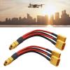 Micro Traders 2Pcs 1-Female to 2-Male XT30 Parallel Battery Connector, 18cm Length for RC Aircraft Balance Charger view 4