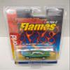 Auto World SC353 Flames 1958 Plymouth Fury HO Scale Electric Slot Car view 1
