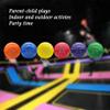 N-A SEEPROS Foam Dodgeball Set - Soft Skin, Low Bounce, Set of 6 with Mesh Storage Bag for Kids and Adults(7 inch) view 3