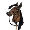 Hobby Horse for Kids A4 Chestnut Hobby Horse on Stick view 1