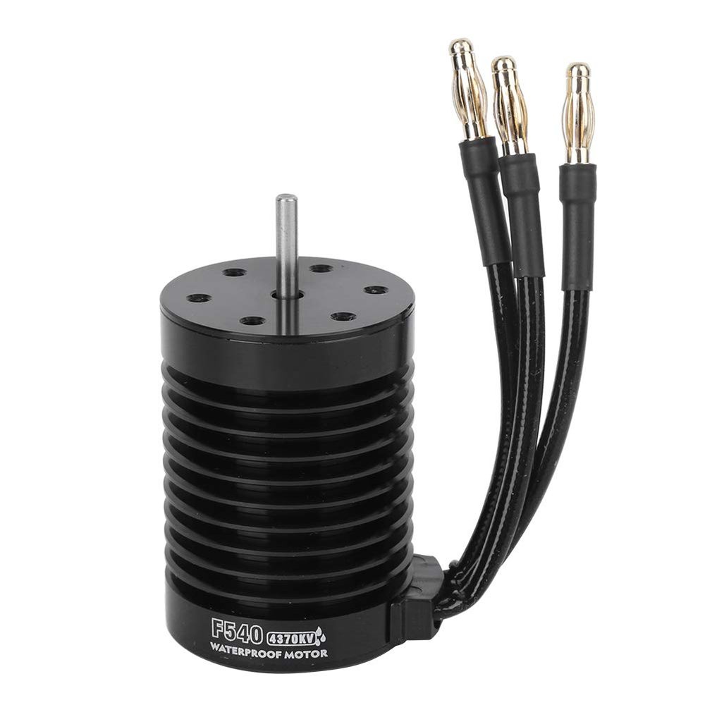 1/10 RC Car Brushless Motor, F540 4 Pole NonInductive RC Brushless Motor Upgrade Accessory(4370KV)
