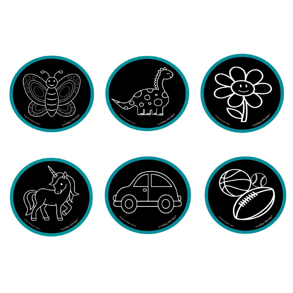 Pancake Pals for Kids - Set of 6 Pancake Art Templates Children + Bonus Interactive Cookbook w/QR Codes to Access Free Virtual Follow-Along Cooking Classes (Pancake Pals)