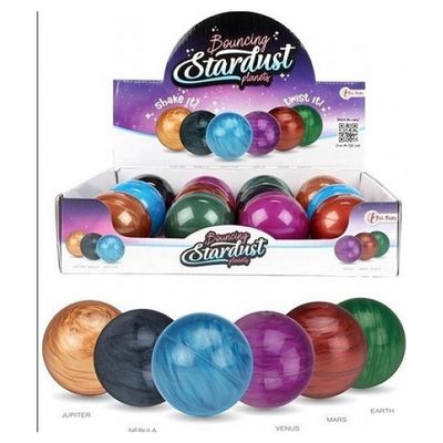 Toi-Toys Bouncy Ball Planet Nebula Black 6 cm