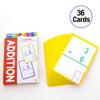BAZIC Products Addition Flash Cards, Numbers Math Flashcards at School Home, Problem Solving (36/Pack), 2-Packs view 2