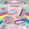 Creativity Unicorn Charm Bracelets Craft Kit: Created Unicorn Bracelets in 3 Different Colours with 18 Cute Charms with Different Unicorn Motifs, 65 g view 2