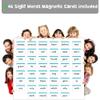 Attractivia 2nd Grade Sight Words Magnetic Flash Cards(Second Grade) - 46 Sturdy Large Dolch Cards for Literacy of Beginning Readers, Homeschool, Teachers and ESL view 3