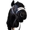 Black Friesian Hobby Horse on a Stick with Bridle for Children 4-10 Years view 1