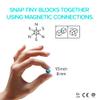 PIXIO-800pcs Magnetic Blocks - Pixel Art Building Toys - Open Ended Toys - Geek Gifts - Display Desk Toys for Office for Adults - Tiny Magnet Blocks view 2